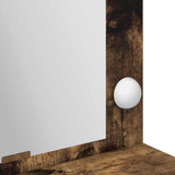 Dressing Table Smoked Oak 100 x 41 x 135 cm Engineered Wood 865104
