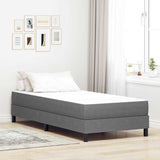 Bed Mattress with Mattress Light Grey 80 x 200 cm Fabric 42008256