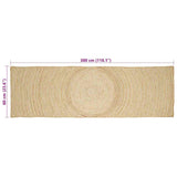 Area Rugs White 60 x 300 cm Jute 42010712