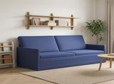 3 Seater Sofa Police Blue 190 x 81 x 82 cm Velvet 42041132