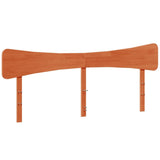 Bed Frame without Mattress Wax Brown 160x200 cm Solid Wood Pine 3328228
