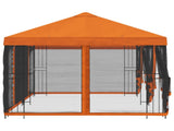 6 x 3 m Orange Polyester and Steel 190 3376002