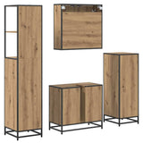 Bathroom Furniture Set 4 pcs Artisan Oak Engineered Wood 3402412