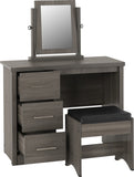 ZNTS Lisbon 3 Piece Dressing Table Set with Mirror 100-107-014