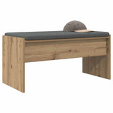 Hall Bench with Cushion Artisan Oak 83 x 38 x 40 cm 891559