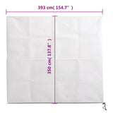 Plant Fleece Covers with Zip 4 pcs 70 g/m 3.93x3.5 m 3203554
