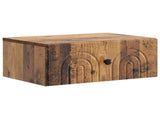 Wall-Mounted Bedside Cabinet 2 pcs Old Wood 49 x 34.5 x 20 cm 898122