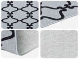 Rug Runner ORIZ 1150 gsm Grey Mesh Pattern 42045462