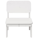 Garden Chairs 2 pcs White 60x52.5x72 cm Solid Wood Pine 859323