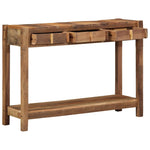 Console Table Brown 107 x 33 x 76 cm Solid Reclaim wood 4019623
