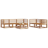 Outdoor Sofa Set 6 pcs Natural Solid Acacia Wood 3367177