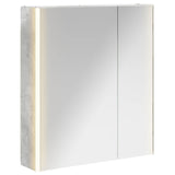 Bathroom Mirror Cabinet Concrete Grey 63.5 x 15.5 x 70 cm 889242