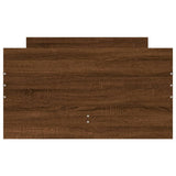 Bed Frame without Mattress Brown Oak 75x190 cm Small Single Small Single 3207391