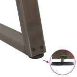 Coffee Table Legs V-Shape 2 pcs Natural Steel 50x cm Steel 4012531