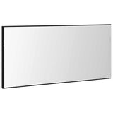 Mirror Black oak 80 x 37 cm Glass and Engineered Wood 863308