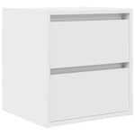 ZNTS Wall-mounted Bedside Cabinet White 38x34x40 cm 861247