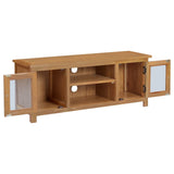 TV Cabinet 110x35x44 cm Solid Oak Wood 327435