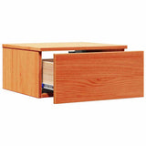 Bedside Table 2 pcs Wax Brown 37 x 35 x 18.5 cm Solid pine wood 873486