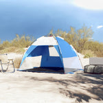 ZNTS Beach Tent 2-Person Azure Blue Quick Release Waterproof 4005299