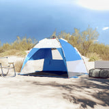 ZNTS Beach Tent 2-Person Azure Blue Quick Release Waterproof 4005299