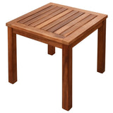 Garden Furniture Set Brown Acacia wood 9 piece set Foldable 42649