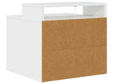 Cat House Gloss White 42.5 x 40 x 53.5 cm Engineered Wood 8000693