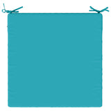 4-Piece Seat Cushions SOEST 4 pcs 100% Polyester Turquoise 945104