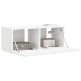 TV Wall Cabinet White 78.5 x 31 x 29.5 cm Engineered Wood 892209
