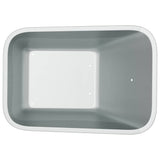 Wheelbarrow Tray Replacement Silver 88 x 60 x 32 cm Steel 42007976