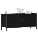 TV Cabinet Black Oak 100 x 35 x 45 cm Engineered Wood 873888