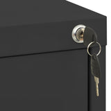 Filing Cabinet Anthracite 46x62x102.5 cm Steel 336277