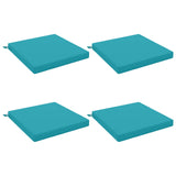 4-Piece Seat Cushions SOEST 4 pcs 100% Polyester Turquoise 944756