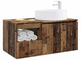Bathroom Furniture Set 2 pcs Old Wood Engineered Wood 3404112