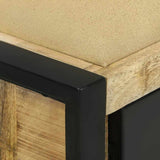 Bench Cabinet Brown 100 x 35 x 50 cm Solid Mango wood 4013617