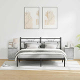 Bedside Cabinet 2 pcs Concrete Grey 39 x 34.5 x 50 cm 869601
