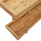 Wall Shelf with Shelf Wall-mounted Brown 39 x 26 x 60 cm Bamboo 4106587