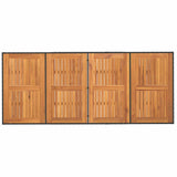 Garden Dining Set 9 pcs Black and brown Poly Rattan 3261624