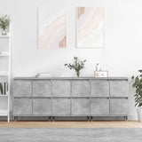 Sideboards 3 pcs Concrete Grey Engineered Wood 3190193