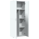 Highboard White 70x35x180 cm Engineered Wood 3276658