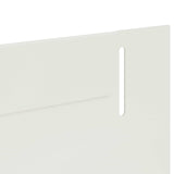 Lawn Edging 20 pcs 102 x 4 x 4 cm Steel White 8008719