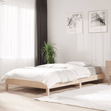 Stack Bed without Mattress 75x190 cm Small Single Solid Wood Pine 820407