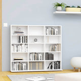 CD Cabinet White 100x23x89.5 cm Engineered Wood 801787