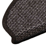 Stair Mats Self-adhesive Sisal-Look 15 pcs 65x21x4 cm Anthracite 326873
