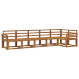 Outdoor Sofa Set 6 pcs Natural Solid Acacia Wood 3366462