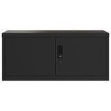 File Cabinet Black 90x40x240 cm Steel 3188327