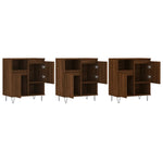 Sideboards 3 pcs Brown Oak Engineered Wood 3190156