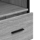 Bathroom Cabinet Grey Sonoma 35x37.5x100 cm Engineered Wood 849252