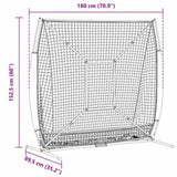 Baseball Practice Net Folding Manual 180 x 89.5 x 152.5 cm 42012854