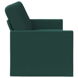 3 Seater Sofa Dark Green 190 x 81 x 82 cm Fabric 42041111