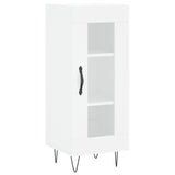Highboard White 34.5x34x180 cm Engineered Wood 3199073